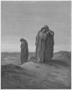 Noemí y su nuera de Gustave Dore